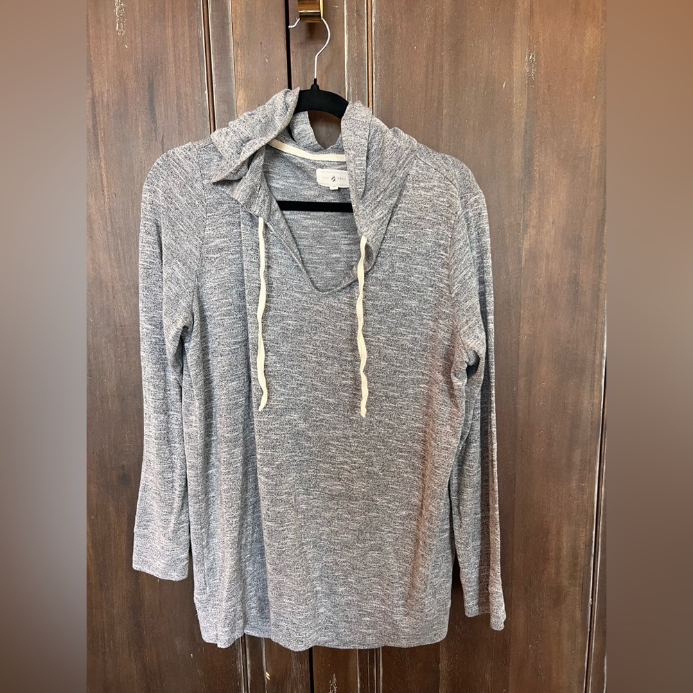 Lou & Grey Gray Knit Sweater